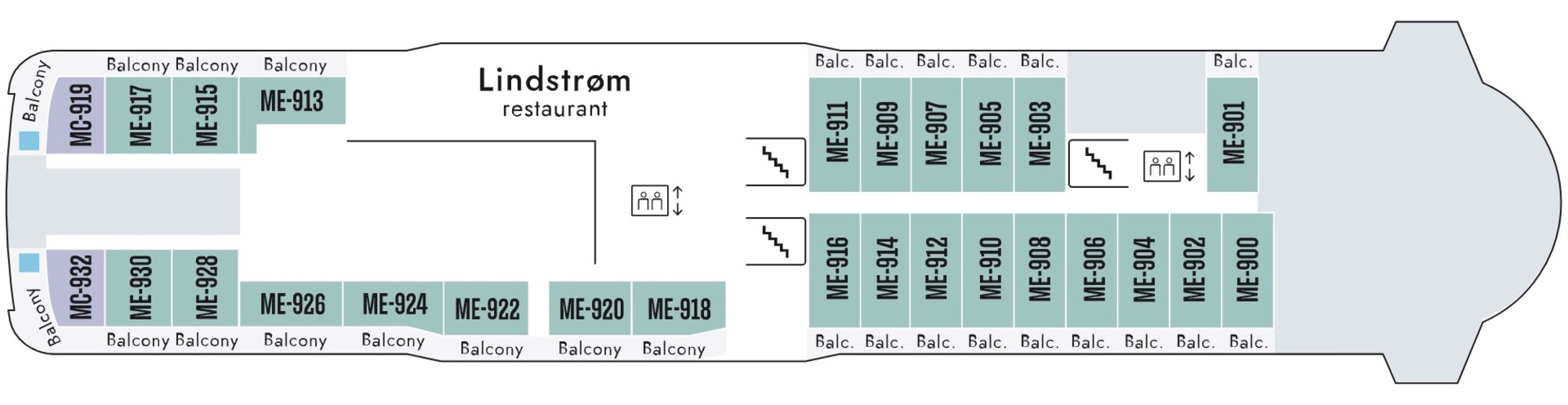 Deck 9 plan